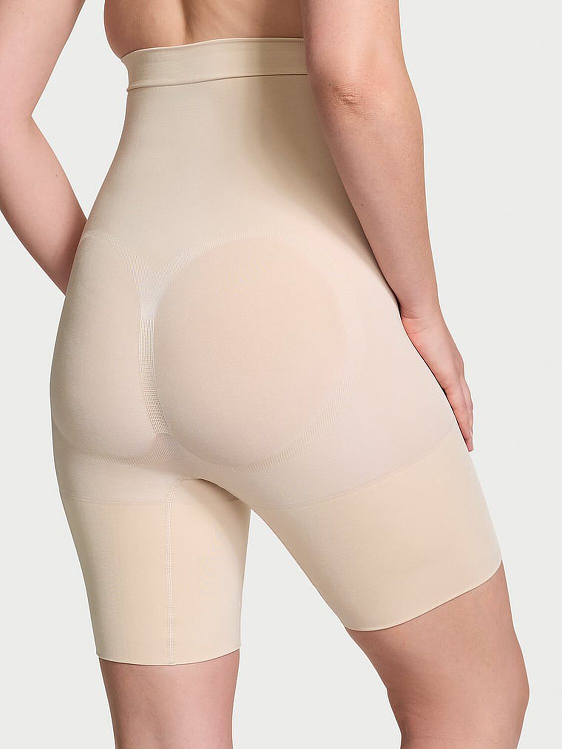 vs Victoria's Secret SeamlessShaping� Mid-Thigh Shorts Marzipan 2 of 3 
