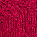 Seamless Floral Rib Bikini Panty, Pink, swatch