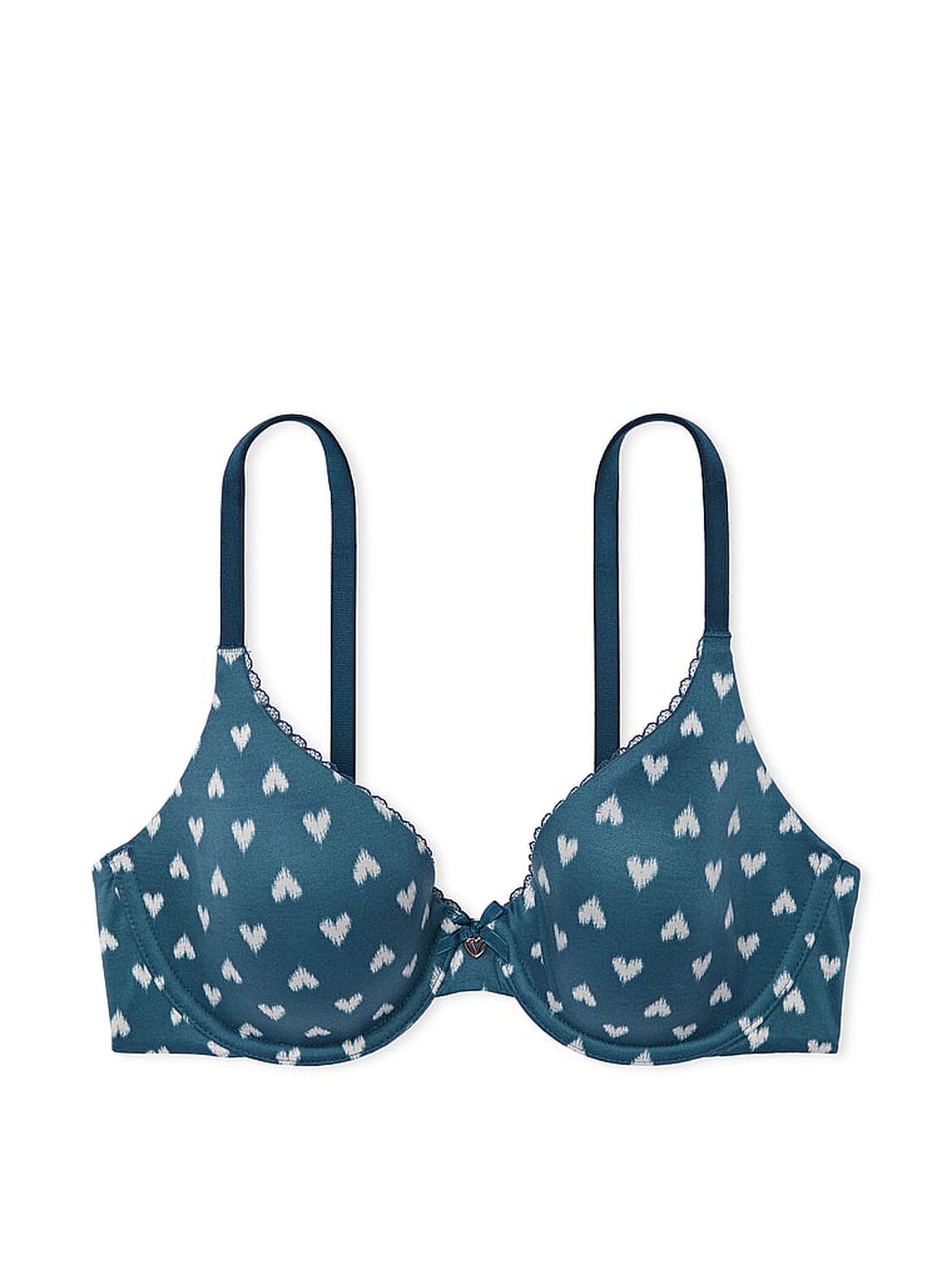 vs Body By Victoria Lightly Lined Full-Coverage Smooth Bra Midnight Sea Shibori Hearts 3 of 4 
