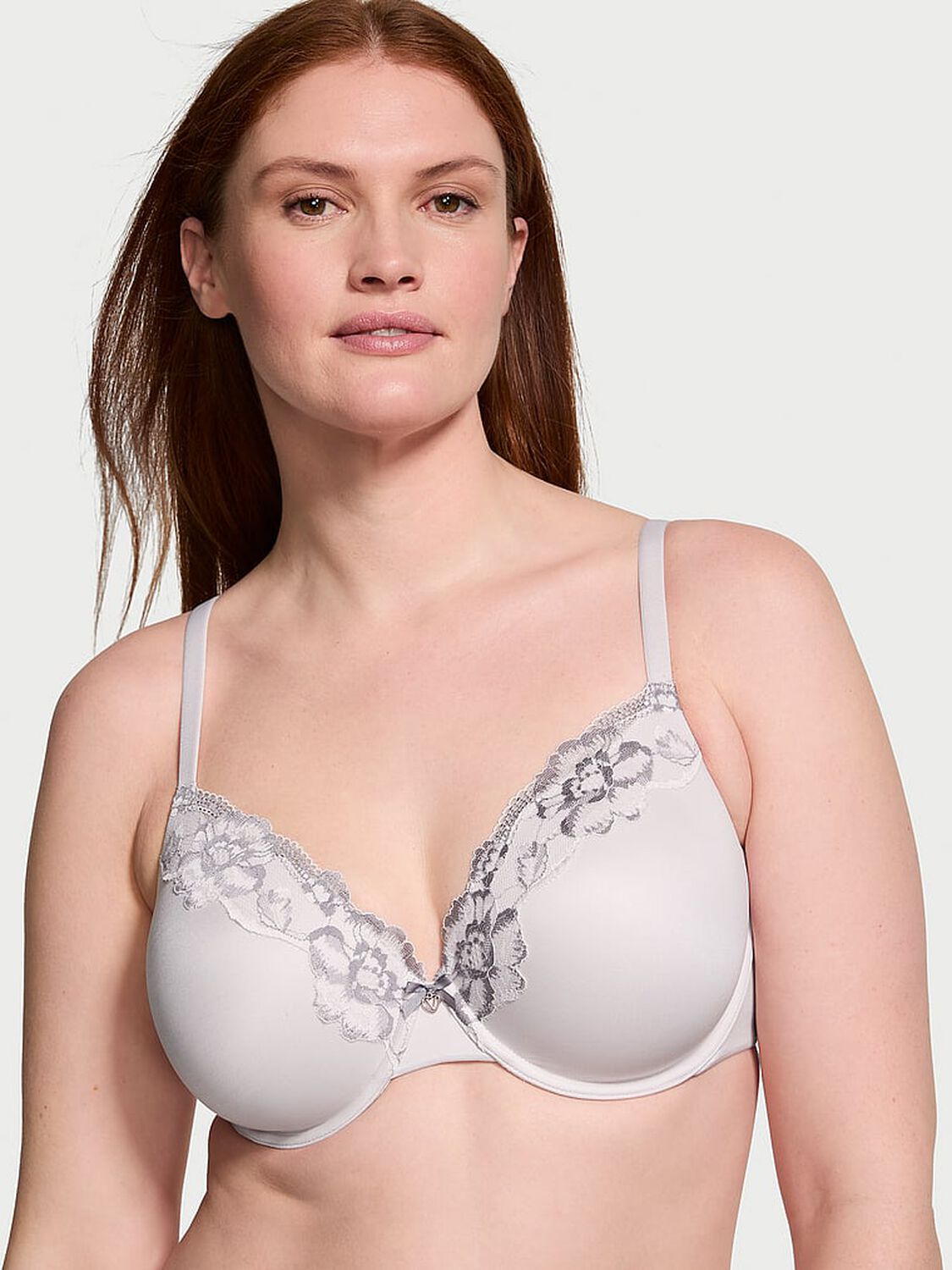 vs Body By Victoria Lightly Lined Full-Coverage Lace-Trim Bra 1 of 4 