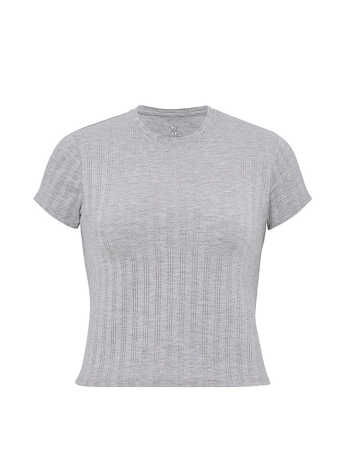vs Victoria's Secret SoSoft&trade; Modal Ultra-Fine Tee Medium Heather Grey 3 of 3 