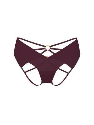 Strappy Ring Hardware Open-Back Cheeky Panty