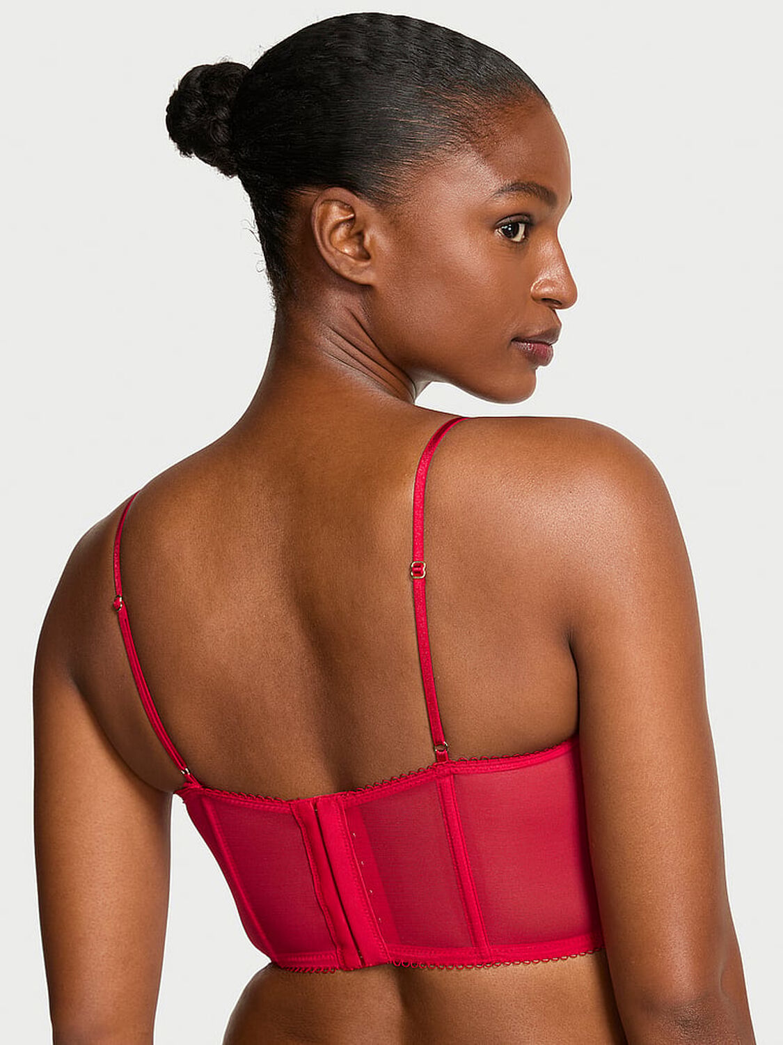 vs Dream Angels Beautiful Bows Embroidery Bra Top Beautiful Bows Red 2 of 2 