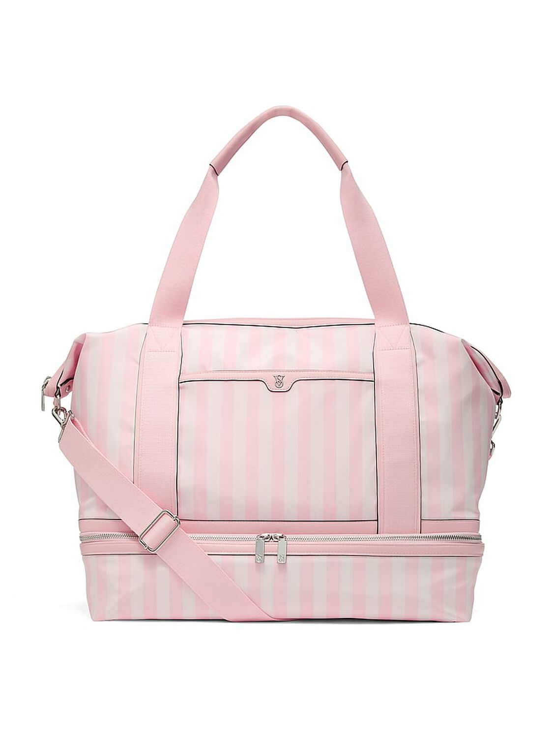 vs Victoria's Secret Weekender Bag Heritage Stripe 1 of 3 