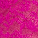 Sheer Heritage Rose Lace Mini Slip Dress, Berrylicious, swatch