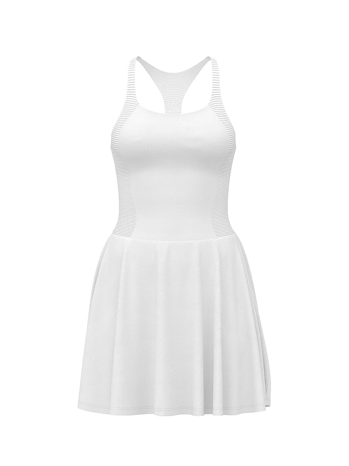vs Vsx VSX Incredible Coverage™ Racerback Tank Dress Vs White 3 of 3 