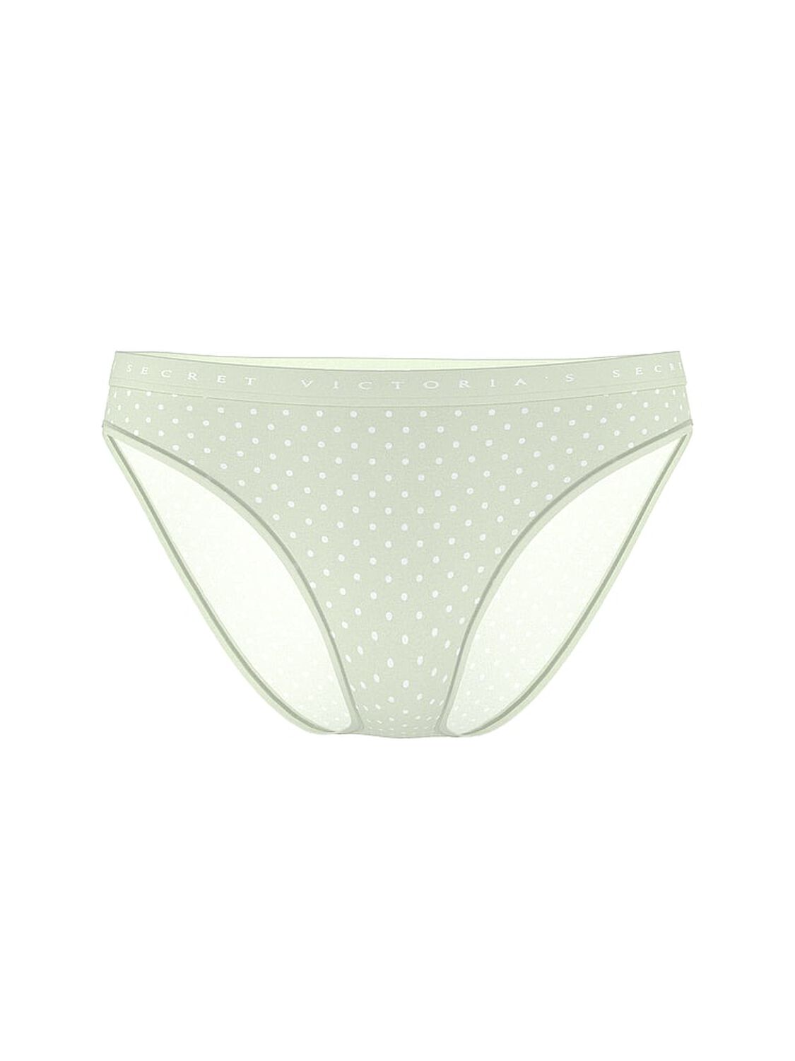 vs Victoria's Secret Stretch Cotton Bikini Panty Mint Crush Dot 1 of 2 