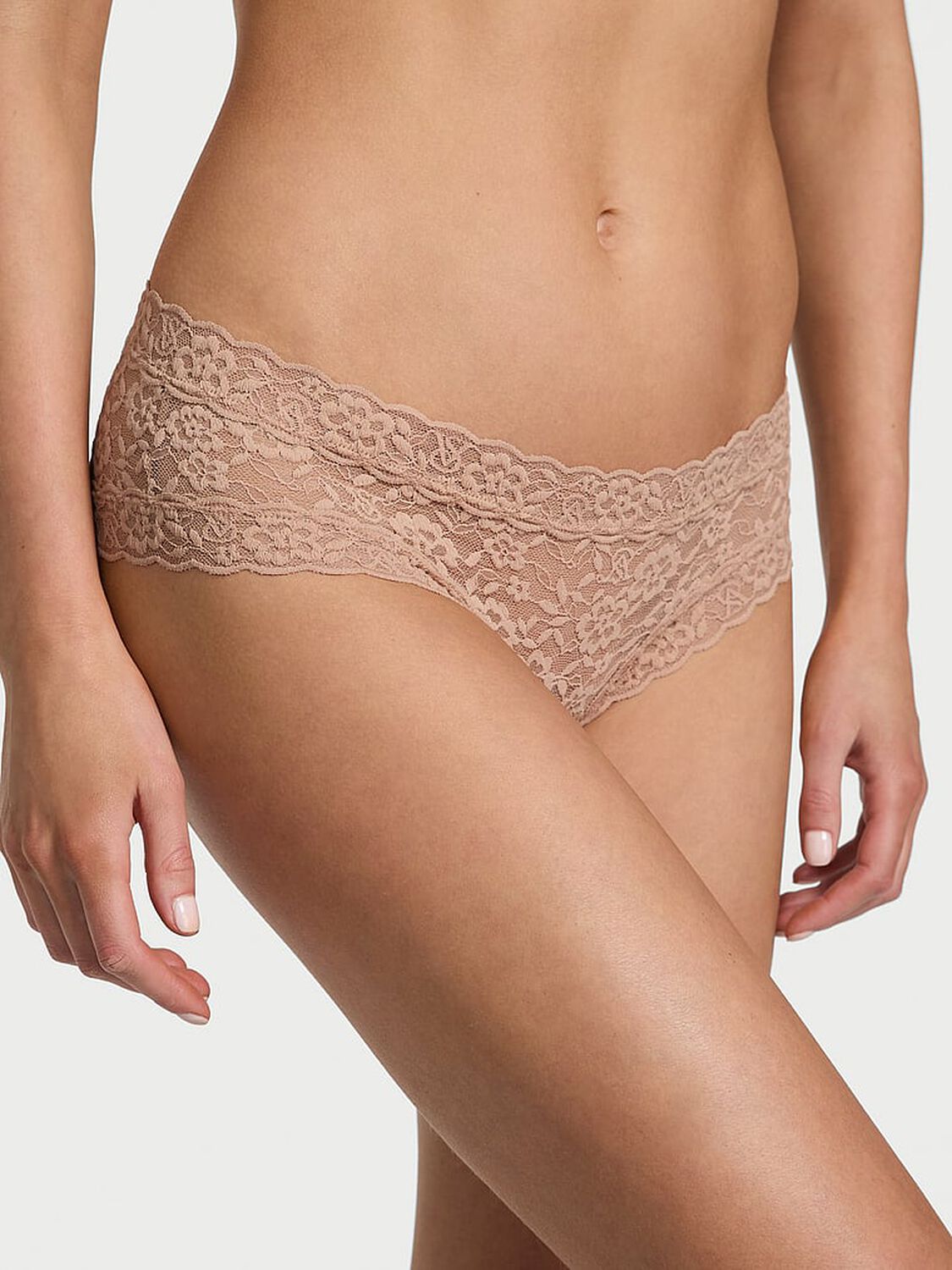 vs The Lacie Blossom Lace Cheeky Panty Praline 1 of 3 