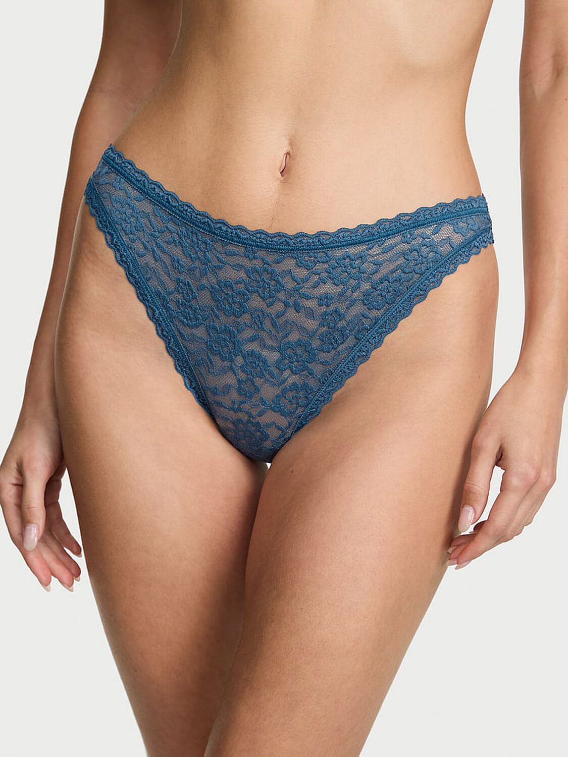 vs The Lacie Lace Brief Panty Midnight Sea 1 of 3 