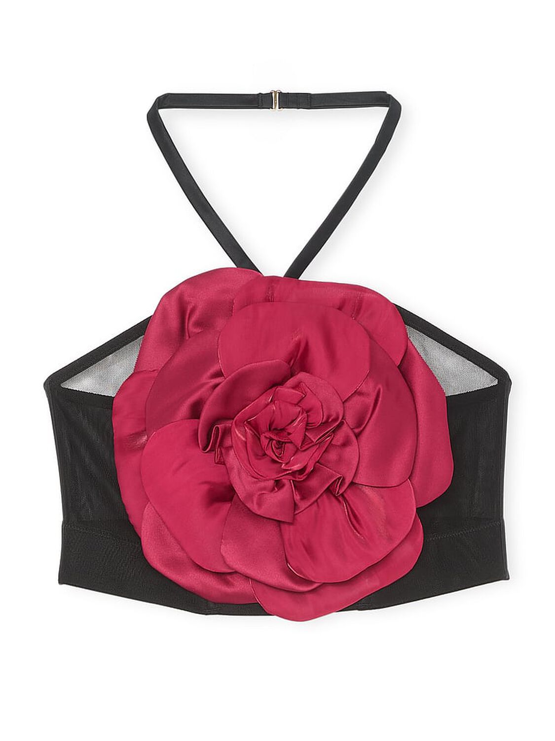 vs Very Sexy Blooming Rose Corset Top Jet Black 3 of 5 