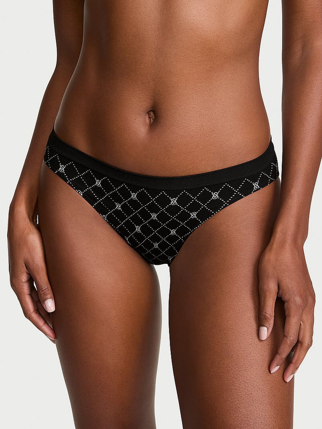 vs Seamless Seamless Bikini Panty Black Diamond Logos 1 of 3 