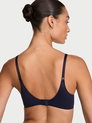 Smooth Lightly Lined Plunge Demi Bra
