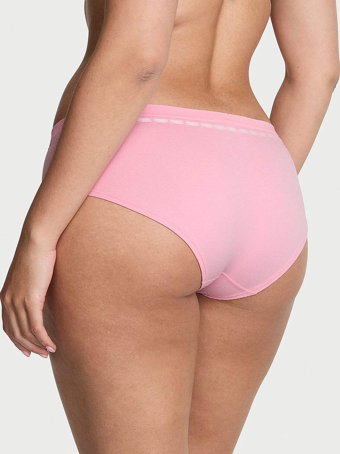 vs Seamless Seamless Ribbon Slot Hiphugger Panty Petal Pink 2 of 3 