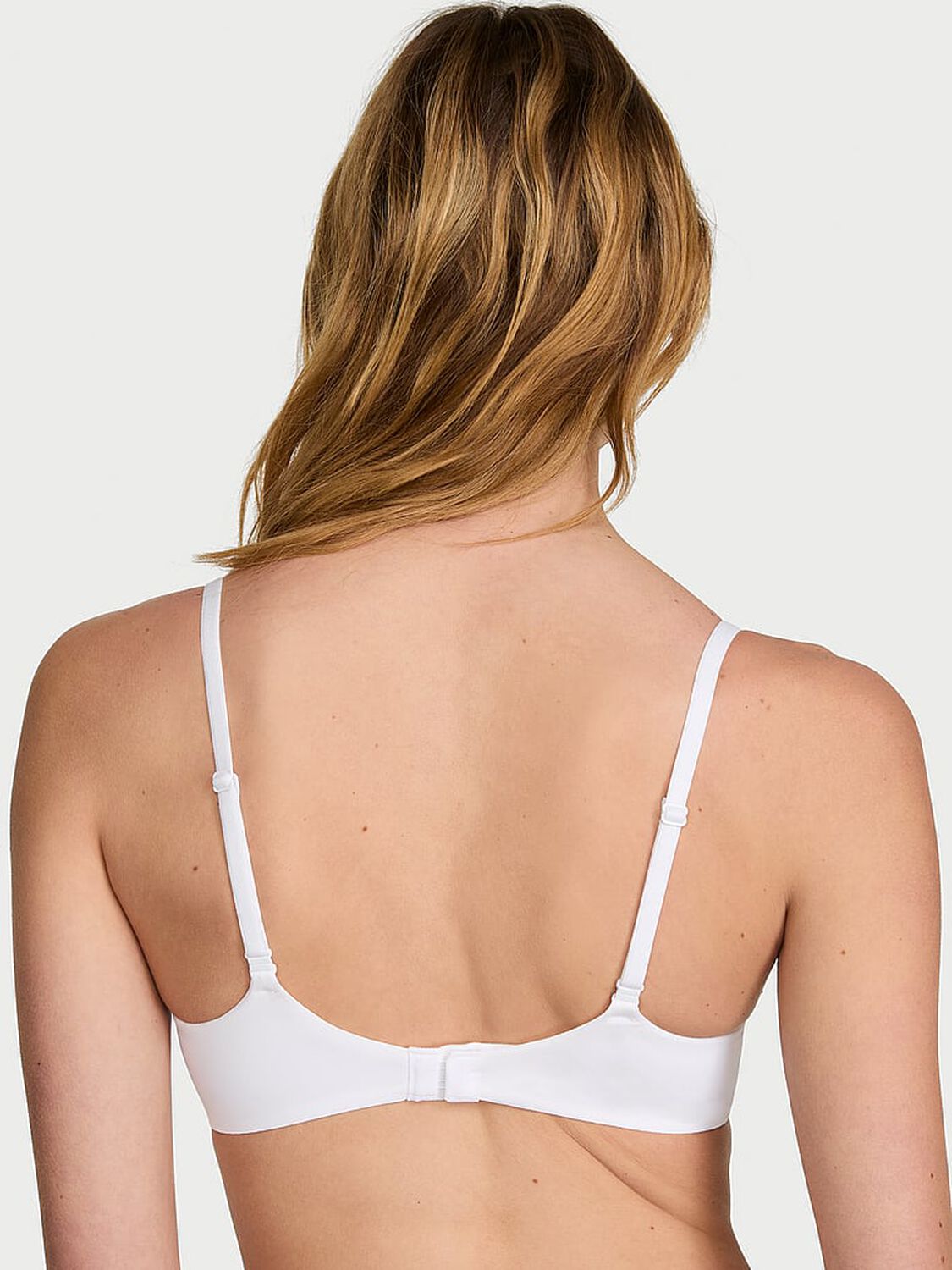 vs The T-Shirt Smooth Lightly Lined Demi Bra Vs White 2 of 3 