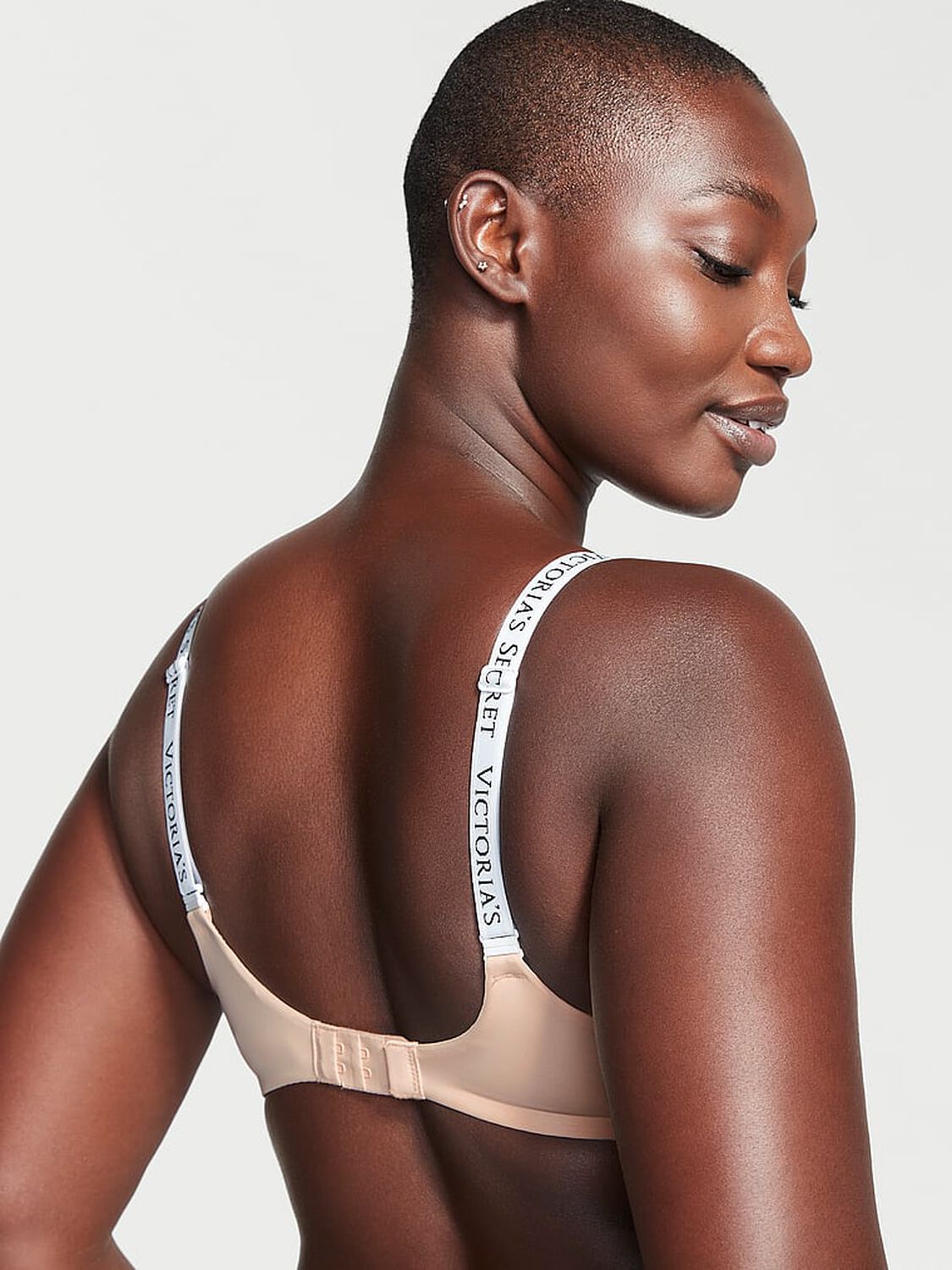 vs The T-Shirt Lightly Lined Wireless Bra Marzipan 2 of 3 