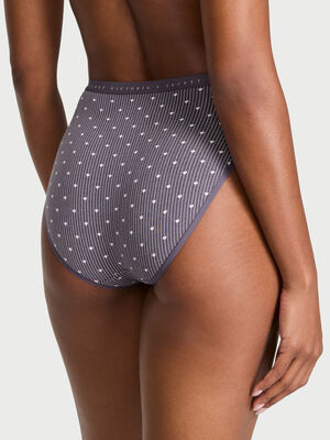 Stretch Cotton High-Leg Brief Panty