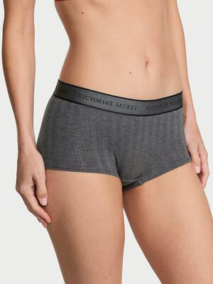 SoSoft&trade; Modal Ultra-Fine Logo Boyshort Panty