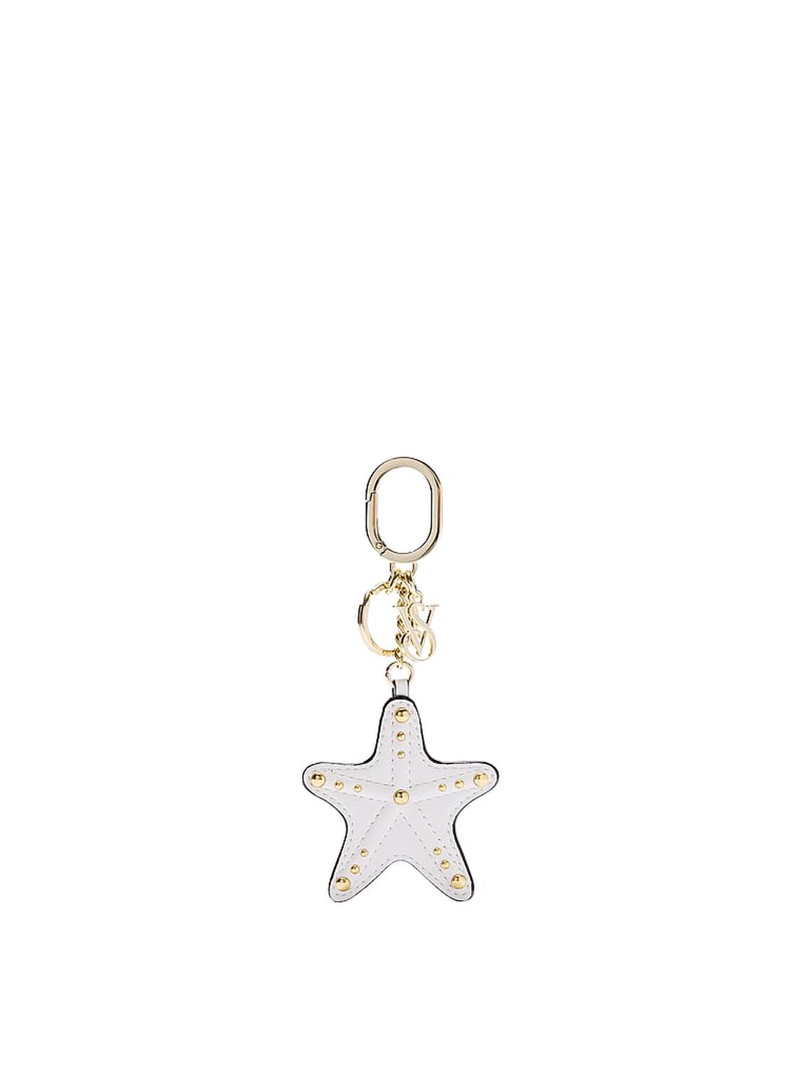 vs Victoria's Secret Starfish Bag Charm Keychain White Starfish 1 of 2 