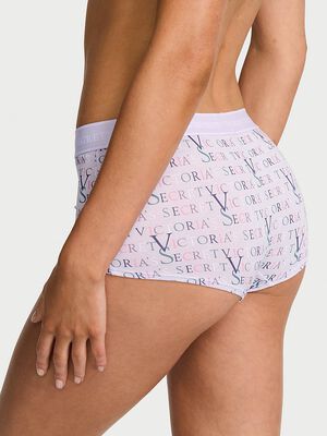 Logo Cotton Boyshort Panty