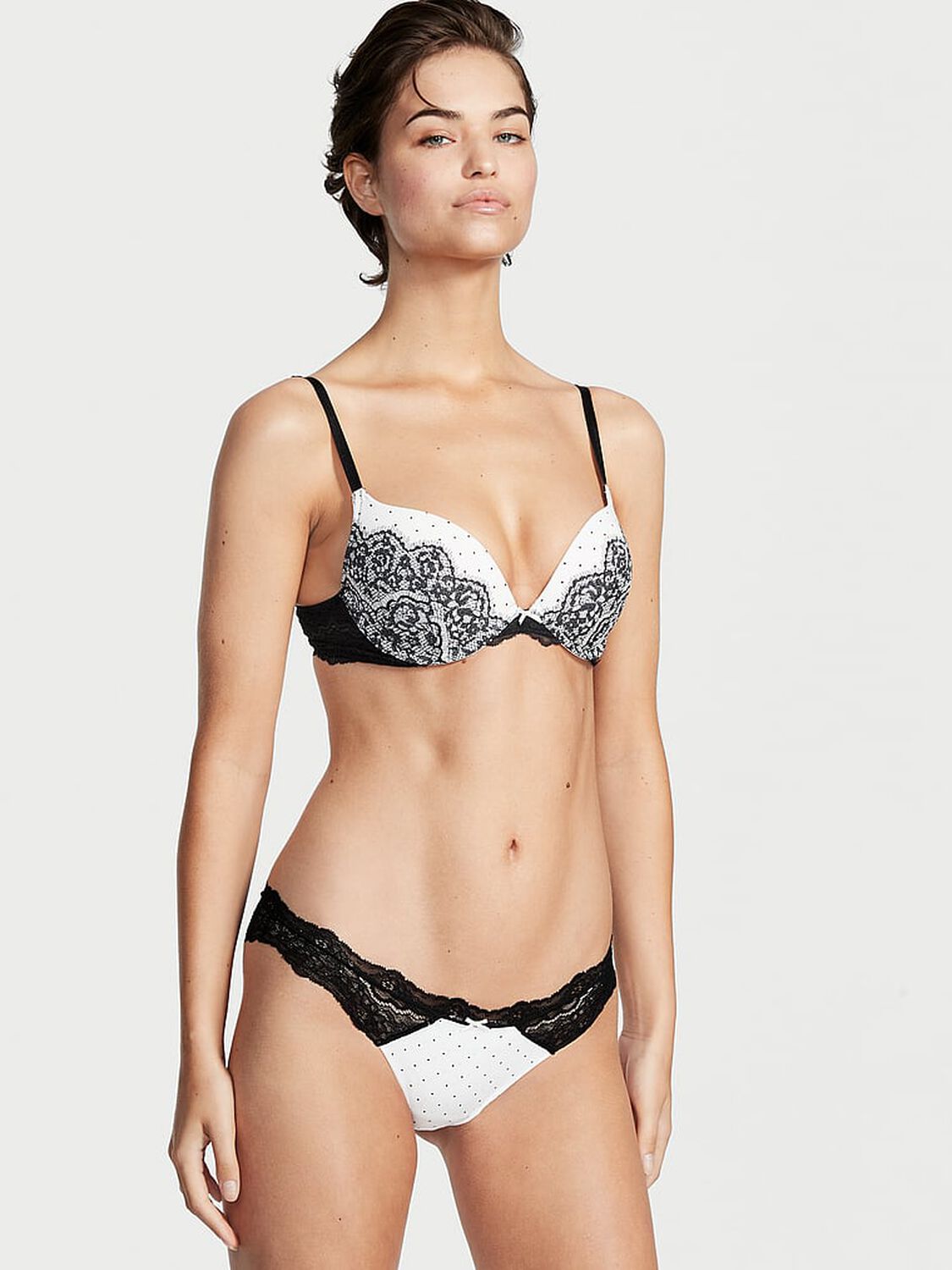 vs Dream Angels Lace Trim Cheekini Panty 4 of 4 