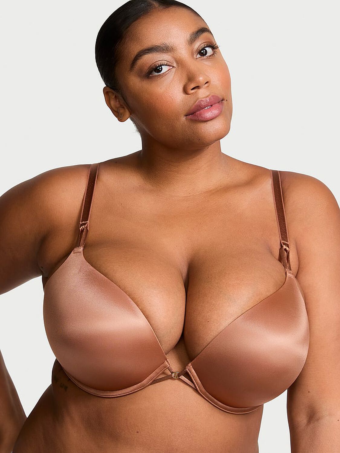 vs Very Sexy Bombshell Add-2-Cups Smooth Push-Up Bra Caramel 1 of 3 