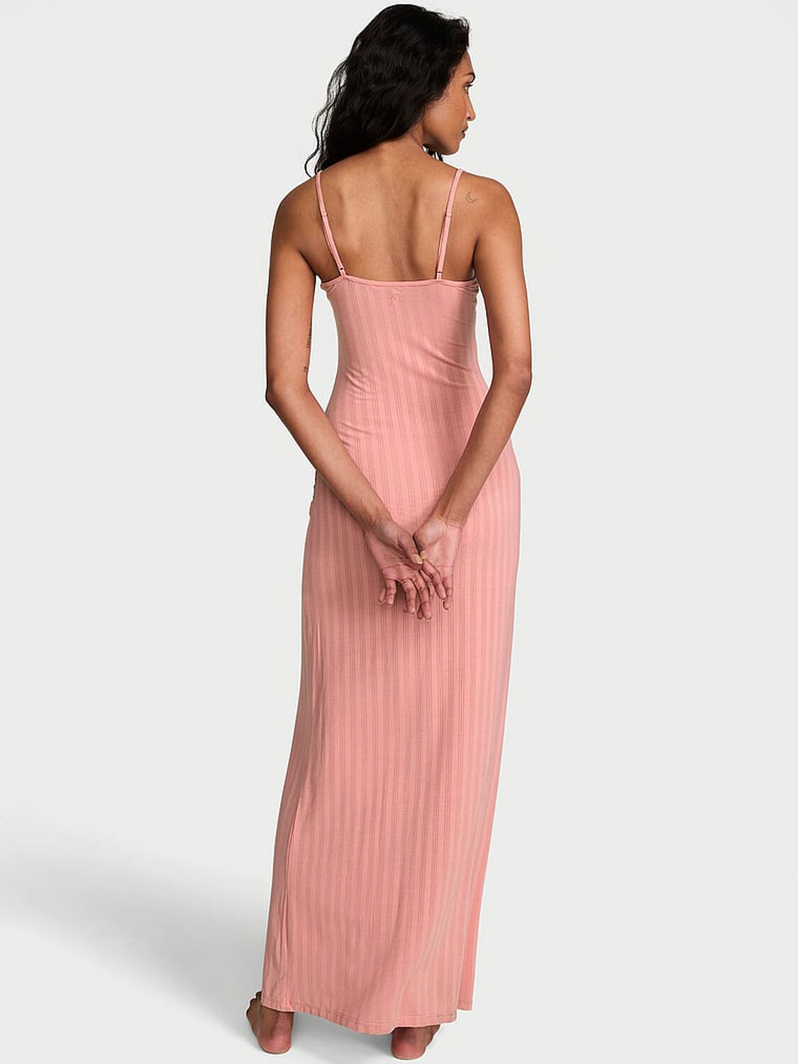 vs Victoria's Secret SoSoft&trade; Modal Ultra-Fine Maxi Slip Dress Blush 2 of 2 