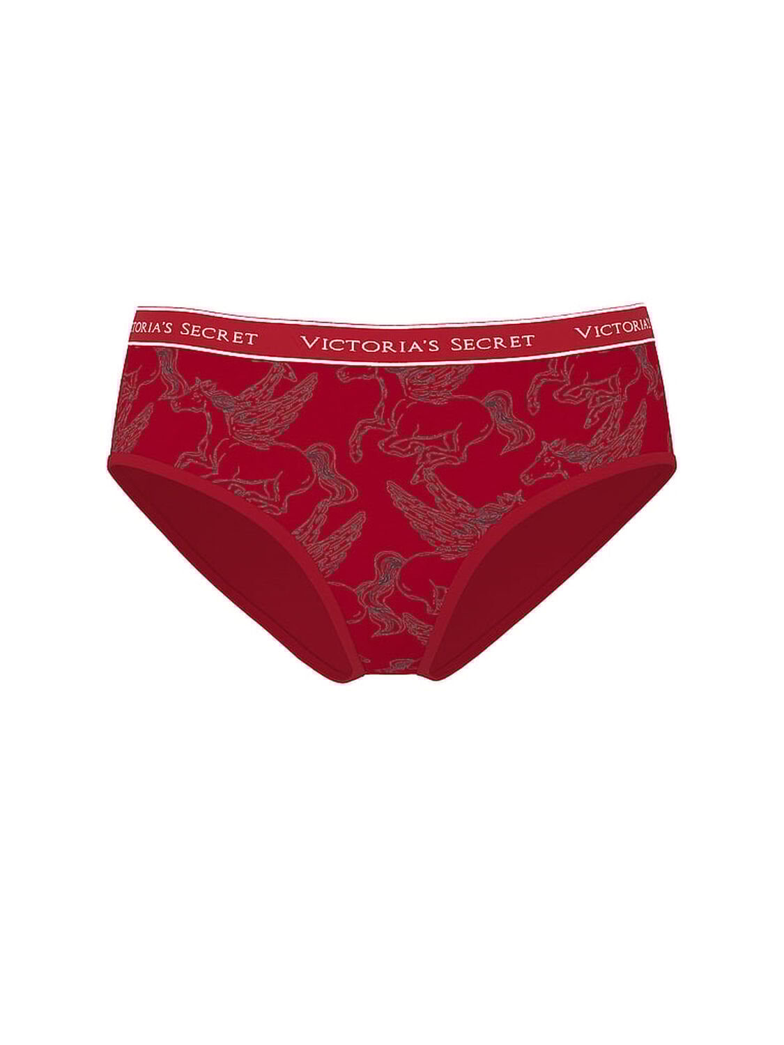 vs Cotton Logo Cotton Hiphugger Panty Red 3 of 3 
