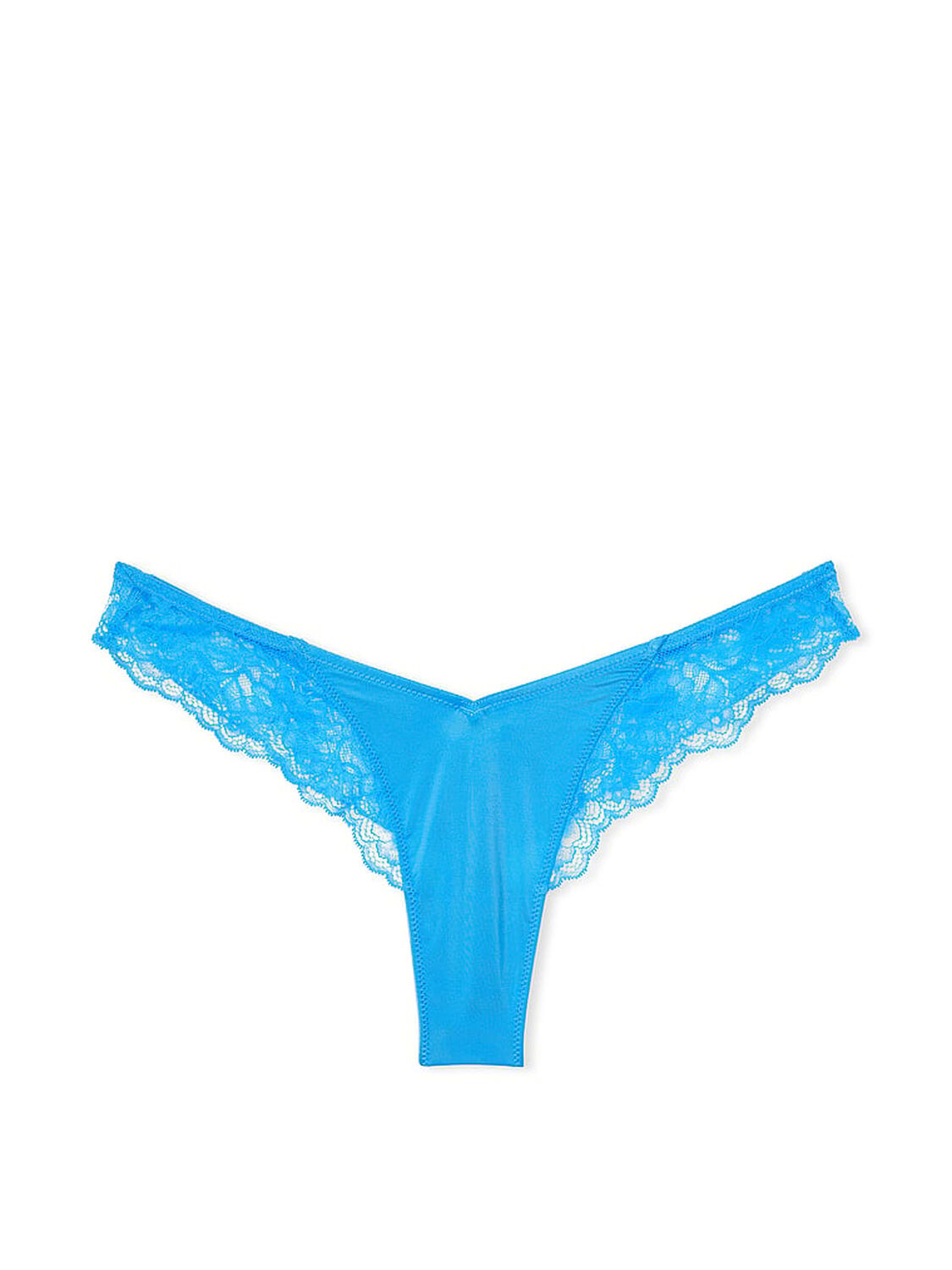vs Very Sexy Rose Lace-Trim High-Leg Thong Panty 3 of 4 