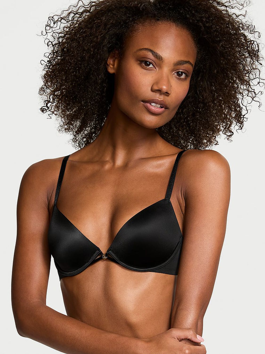 vs Very Sexy Smooth Lightly Lined Demi Bra Black 1 of 4 