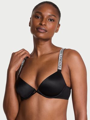 Sunset Ombr&eacute; Shine Strap Lightly Lined Low-Cut Demi Bra
