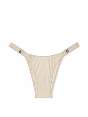 Scattered Shine Strap Brazilian Panty