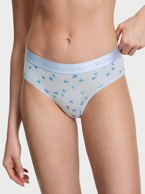 Logo Cotton Hiphugger Panty