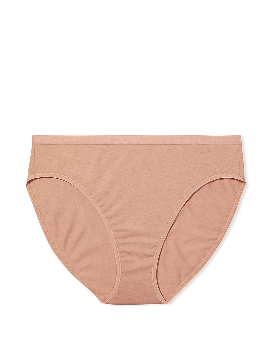 vs Victoria's Secret Stretch Cotton High-Leg Brief Panty Praline 3 of 3 