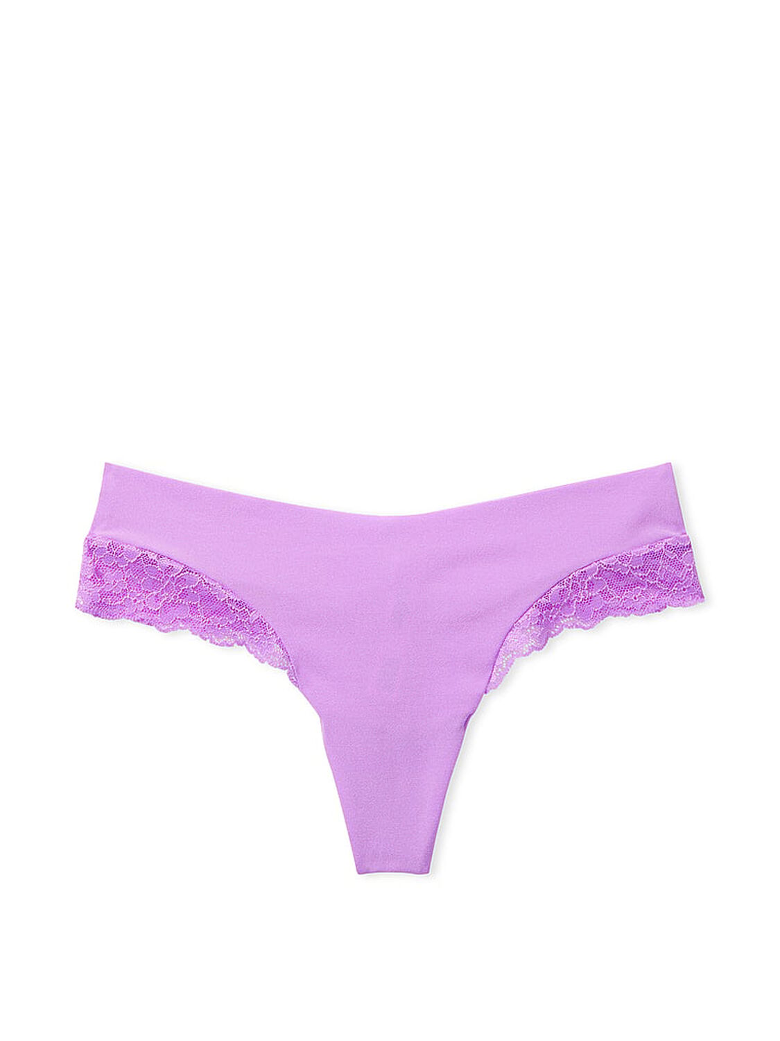 vs No-Show No-Show Lace-Trim Thong Panty 3 of 3 