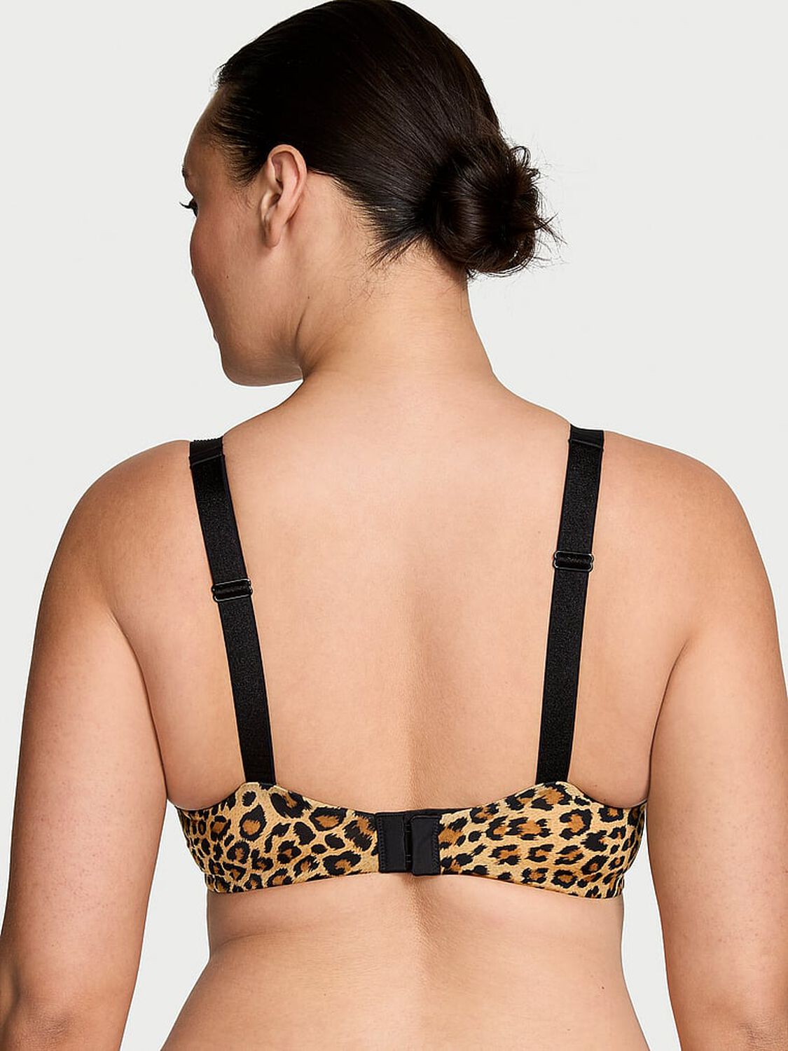 vs Very Sexy Shine Strap Lightly Lined Demi Bra Leopard 2 of 4 