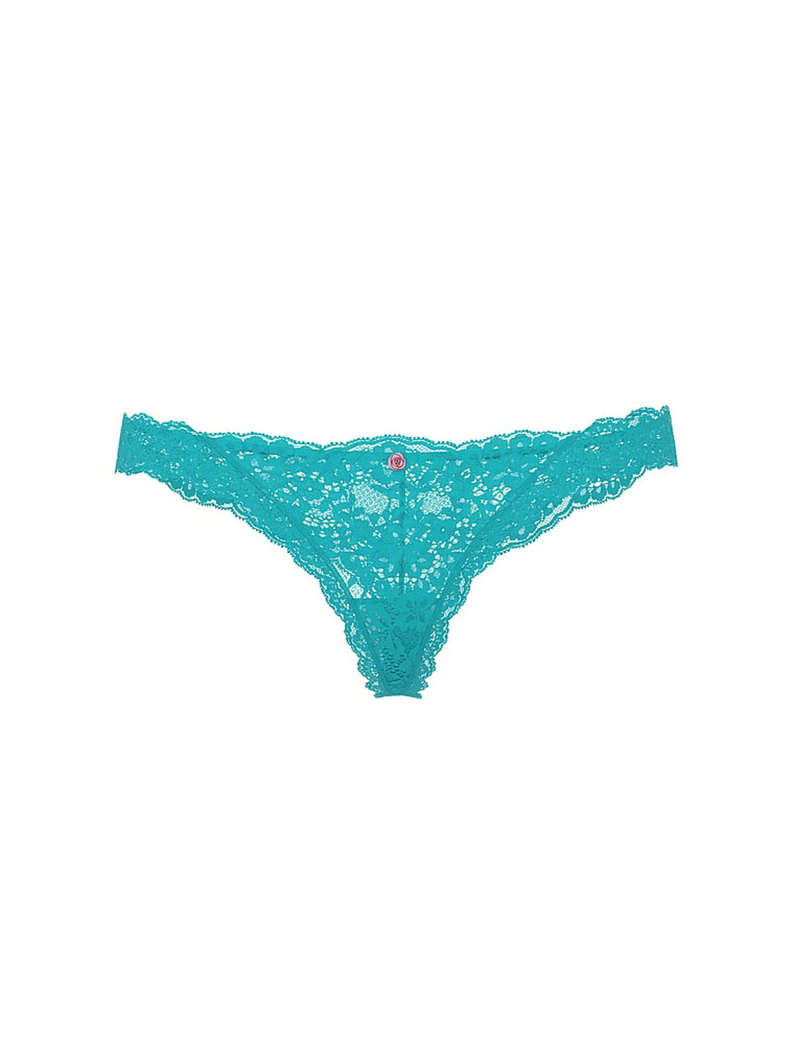 vs Dream Angels Lace Thong Panty Weekend Blue 3 of 4 
