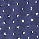 Modal Soft Long Pajama Set, Ink Blue Dots, swatch