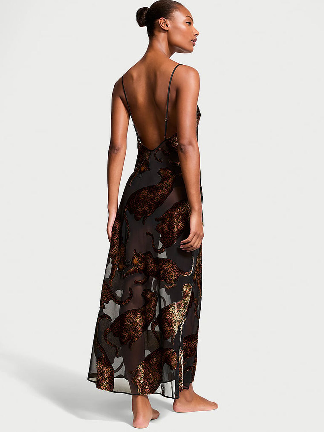 vs Victoria's Secret Leopard Burnout Long Slip 2 of 3 