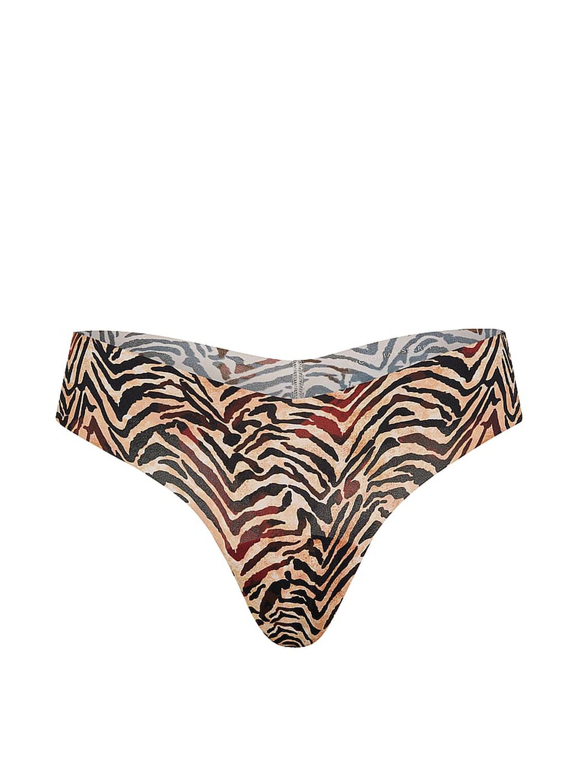 vs No-Show No-Show Thong Panty Asteroid Grey Animal 3 of 3 