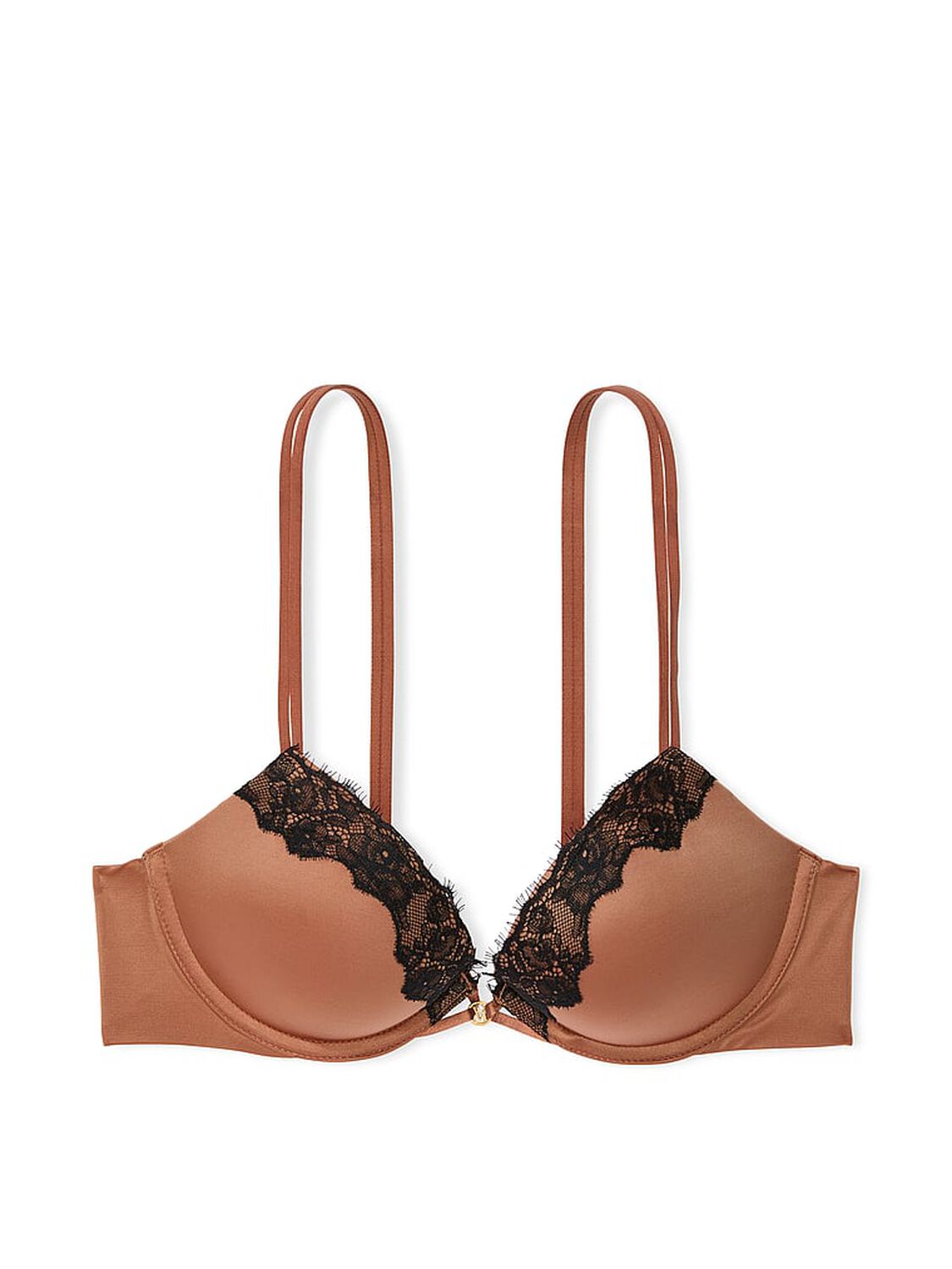 vs Very Sexy Smooth Lace-Trim Push-Up Bra Caramel 3 of 4 