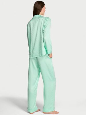 Signature Satin Long Pajama Set