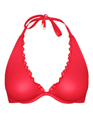 VS Archives Essential Ruffled Halter Bikini Top