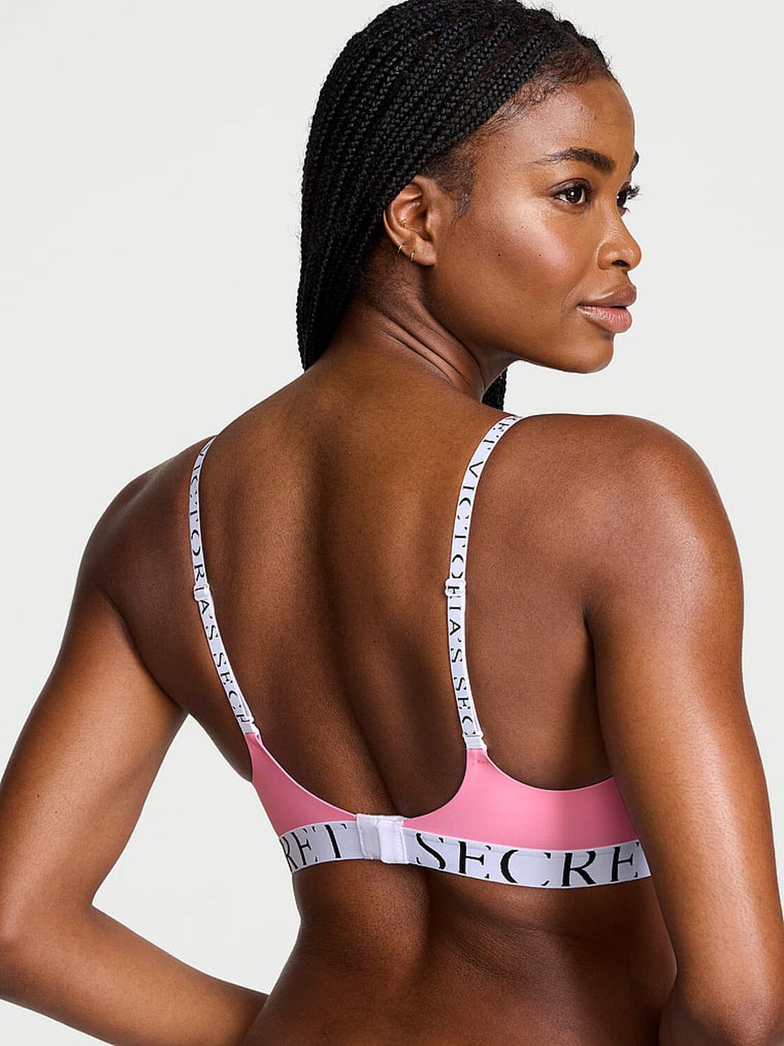 vs The T-Shirt The CoolBra&trade; Lightly Lined Demi Pink Sugar 2 of 3 
