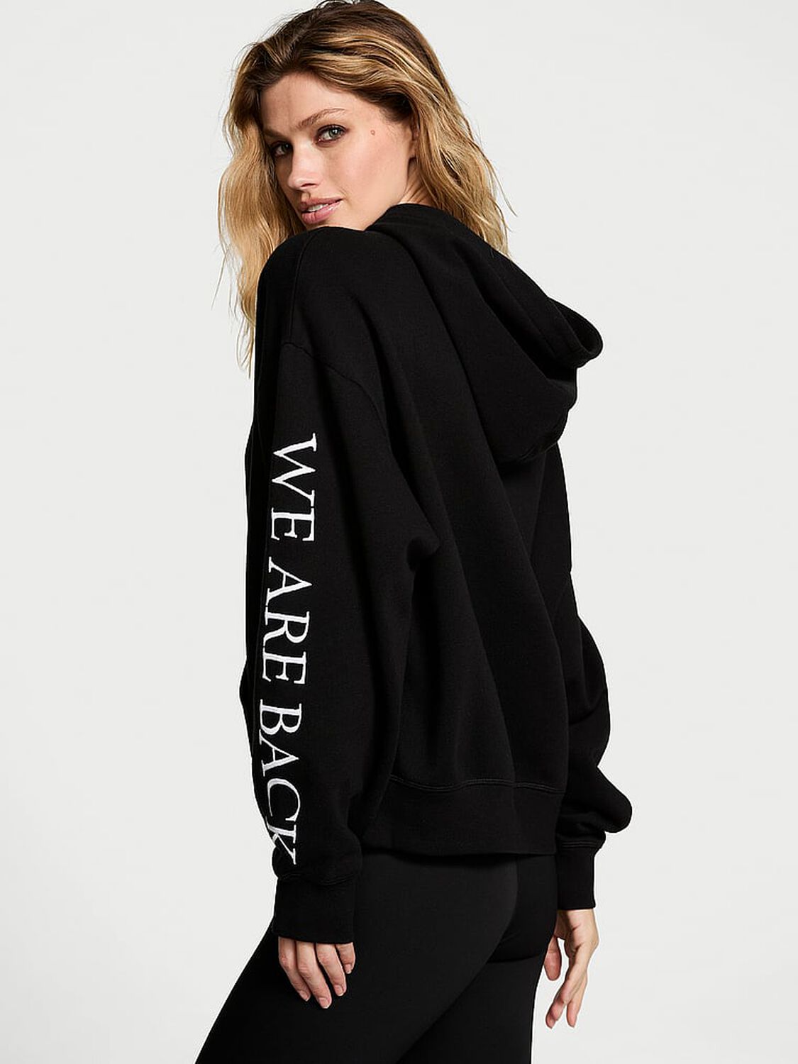 vs Victoria's Secret Victoria's Secret Fashion Show '24 Classic Hoodie Black 2 of 4 