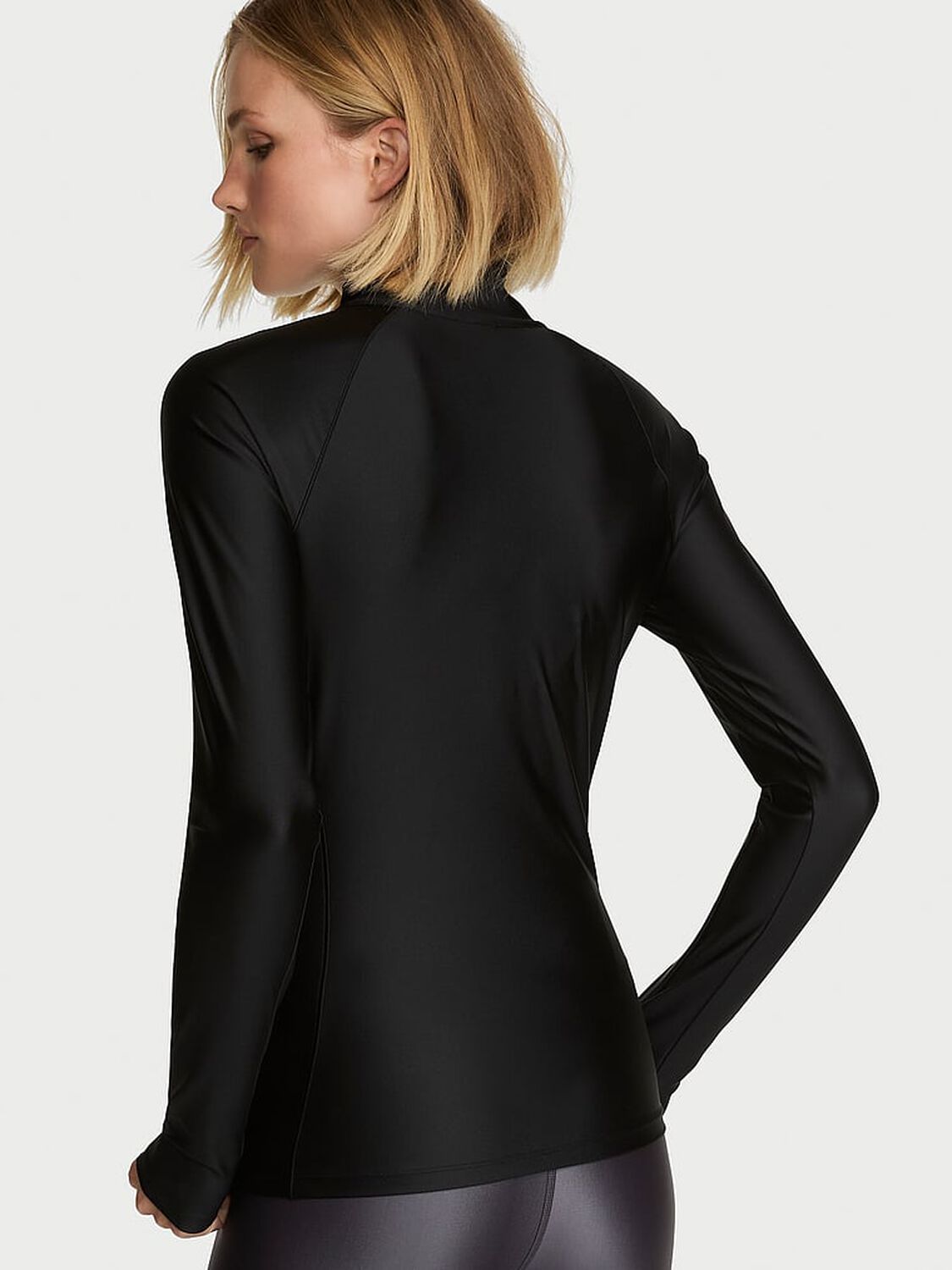 vs Vsx VSX GlossyTech&trade; Full-Zip Jacket Black 2 of 4 