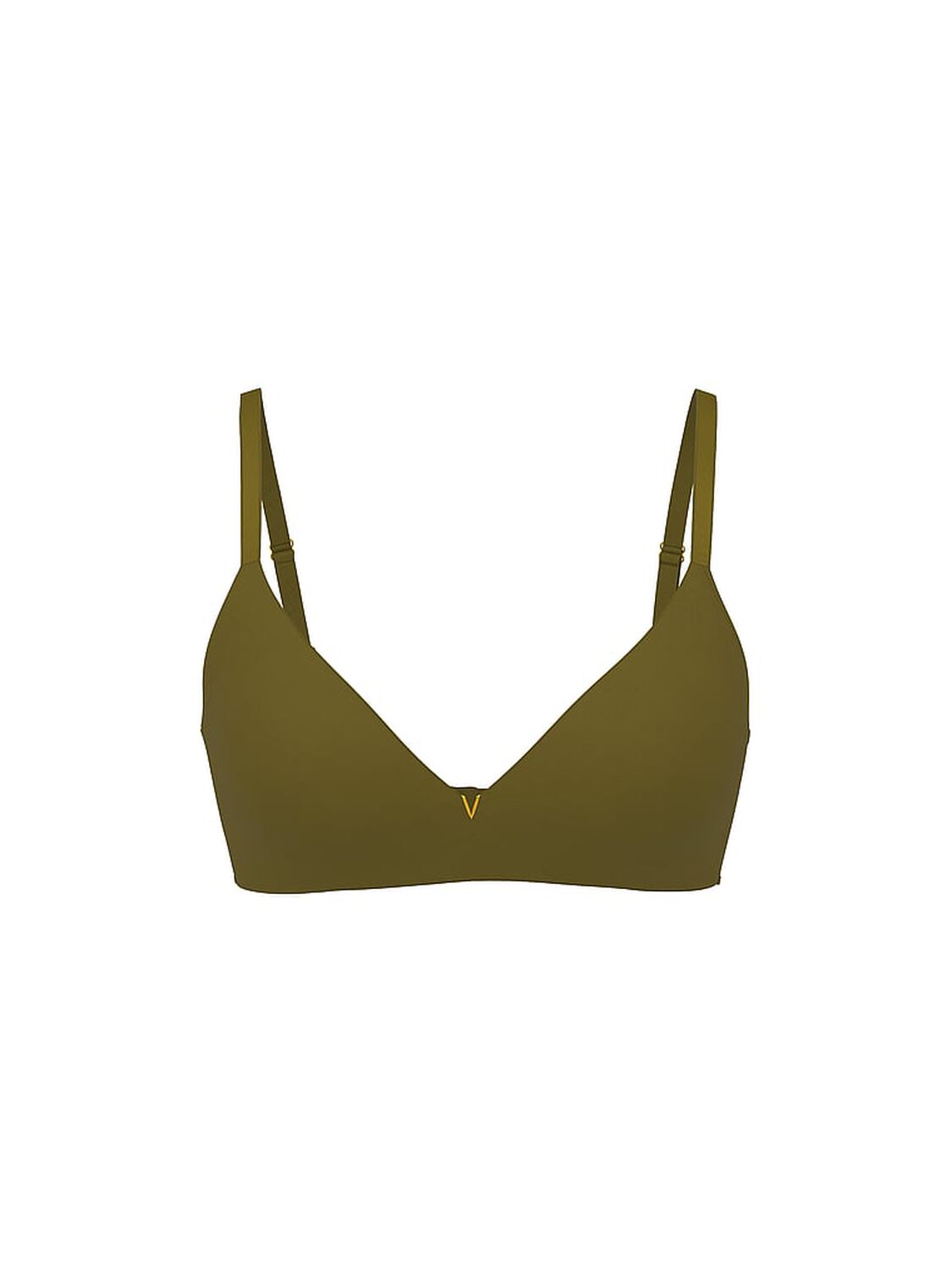 vs Dream Angels Wireless Push-Up Bra Green Chameleon 1 of 4 