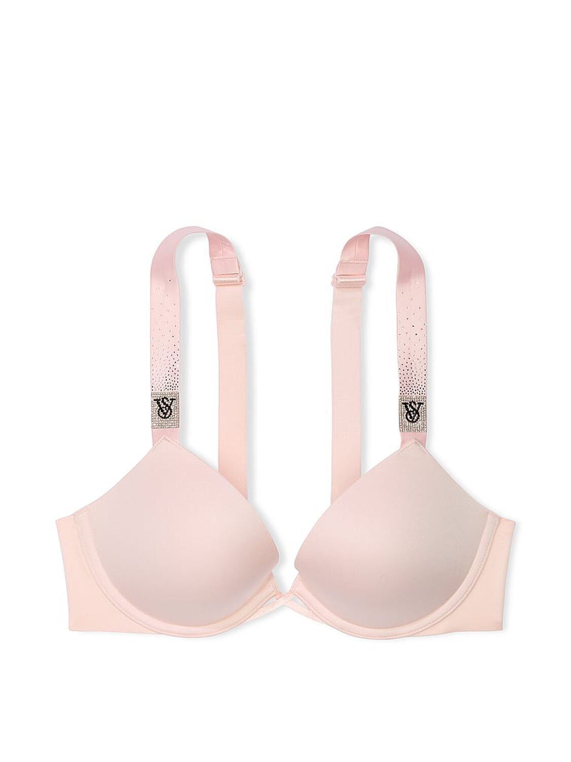 vs Very Sexy Scattered Shine Strap Push-Up Bra Angel Pink 1 of 5 