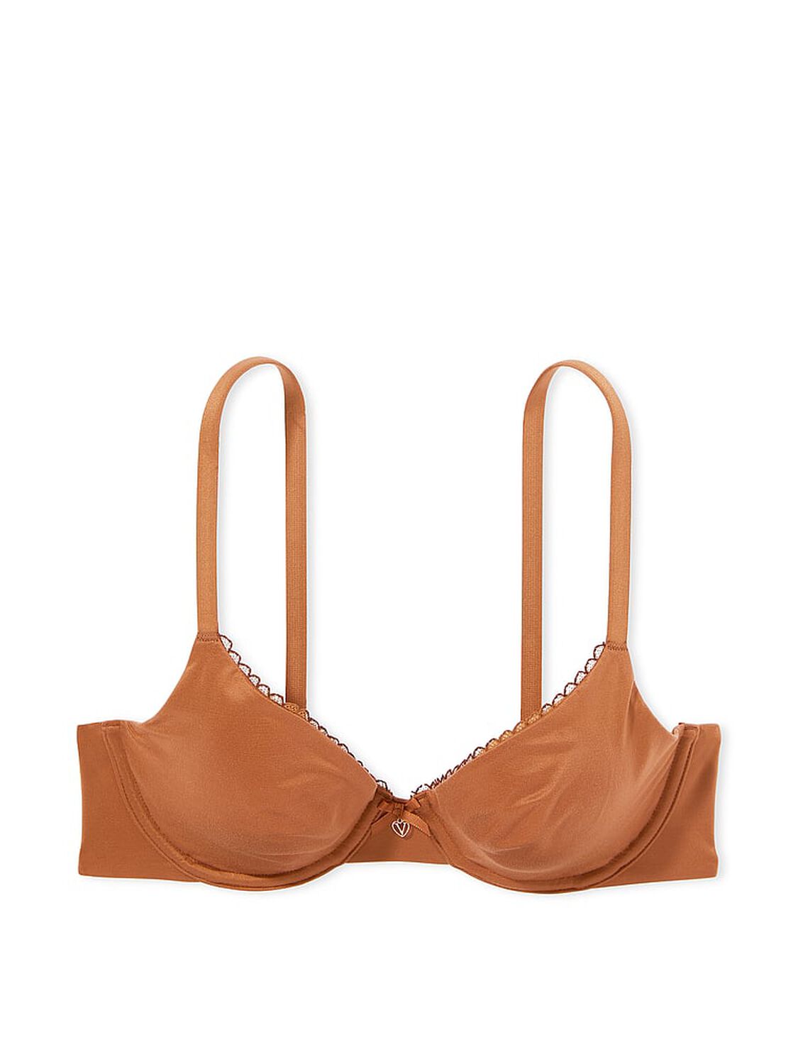 vs Body By Victoria Invisible Lift Unlined Smooth Demi Bra Caramel 3 of 4 