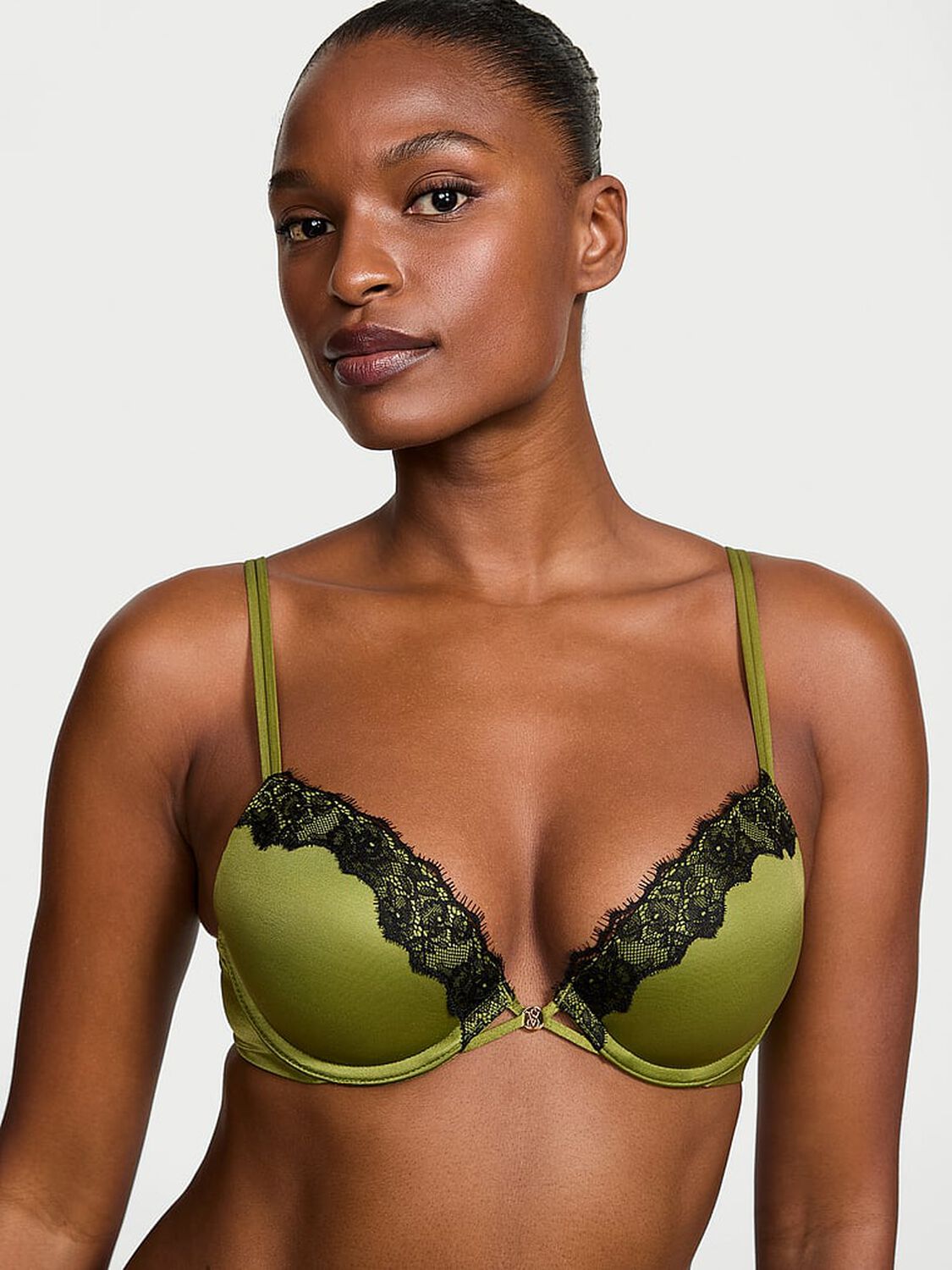 vs Very Sexy Smooth Lace-Trim Push-Up Bra Perfect Pear 1 of 4 