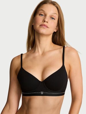 Signature Shine Cotton Lightly Lined Demi Bra
